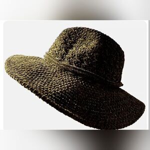 Four Buttons by San Diego Hat Co. Green Chenille Women's Fedora